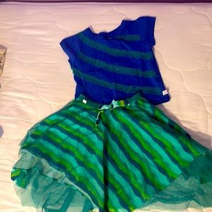 American Girl Wellie Wishers Camille Girls matching outfit - size 6